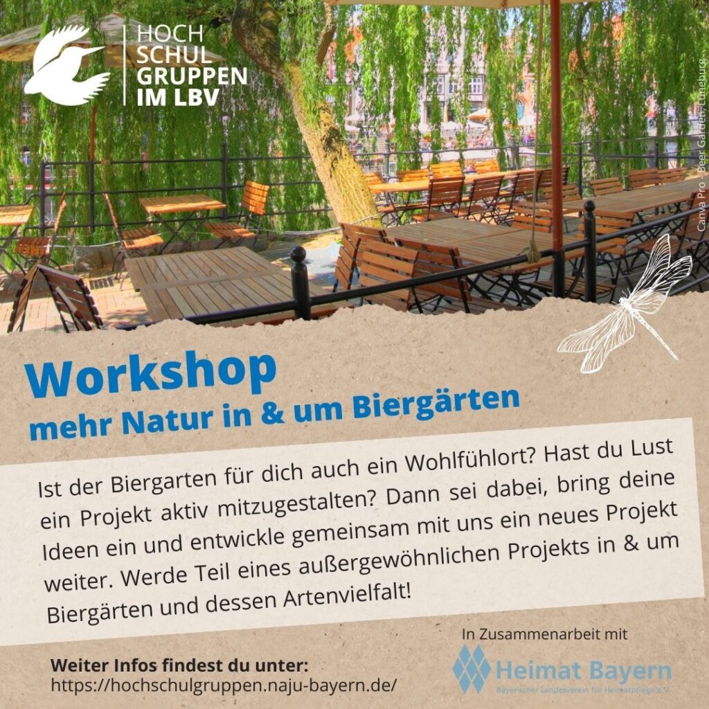 Bild Freizeit Workshop: Artenvielfalt im Biergarten